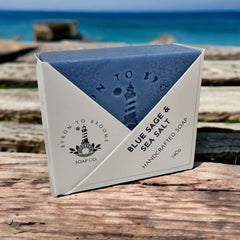 Blue Sage & Sea Salt Handcrafted Soap Bars